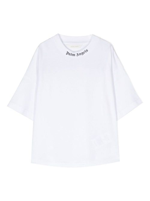 Overlogo cotton T-shirt - White