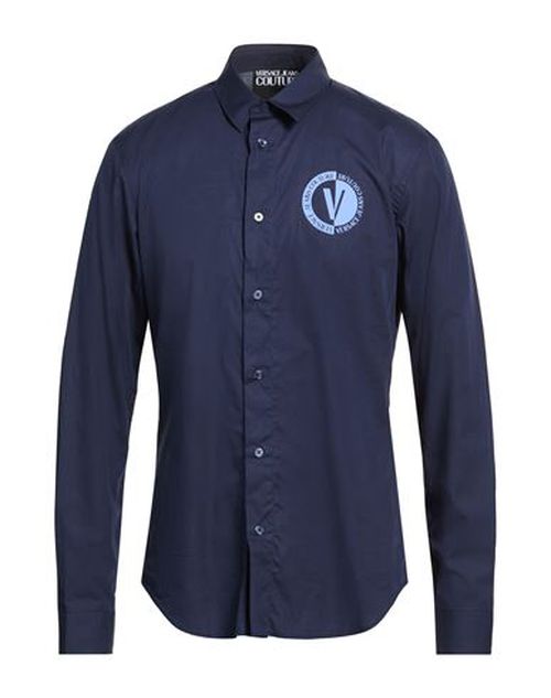 Man Shirt Navy Size 38 Cotton