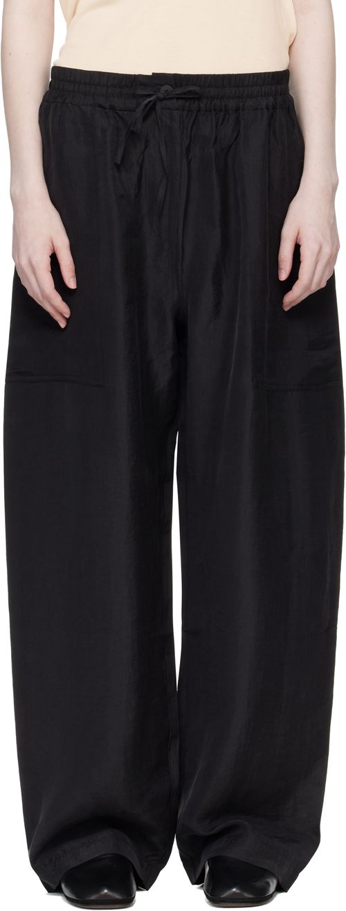 Black Capel Twill Trousers
