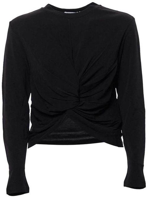 Knot long-sleeve T-shirt - Black