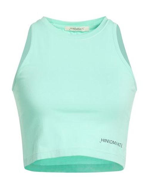 Woman Top Light green Size L Cotton, Elastane