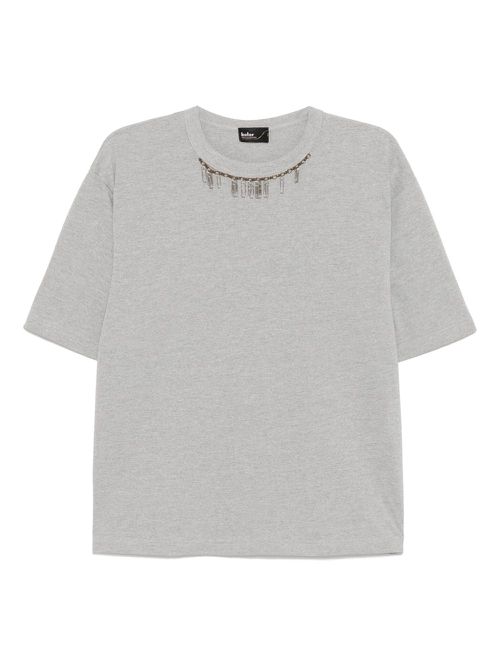 Kolor crew-neck T-shirt - Grey