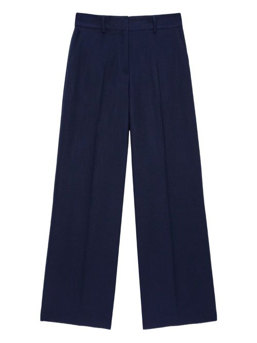 MSGM stretch straight pants - Blue