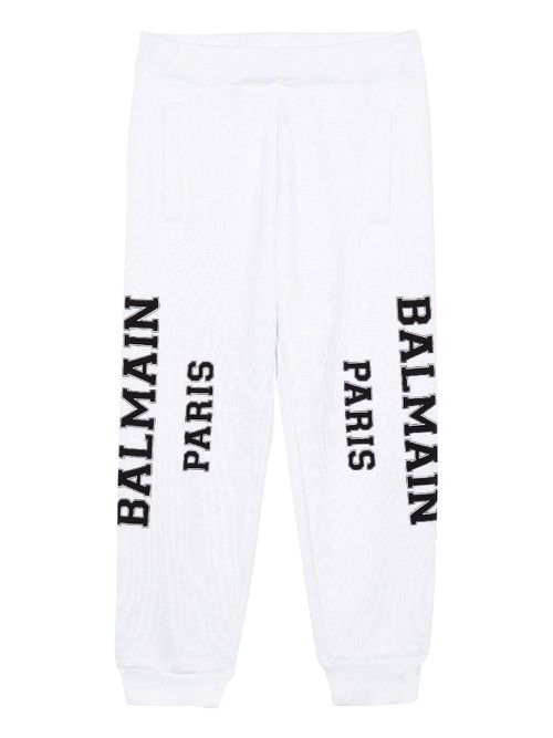 Logo-print track pants - White