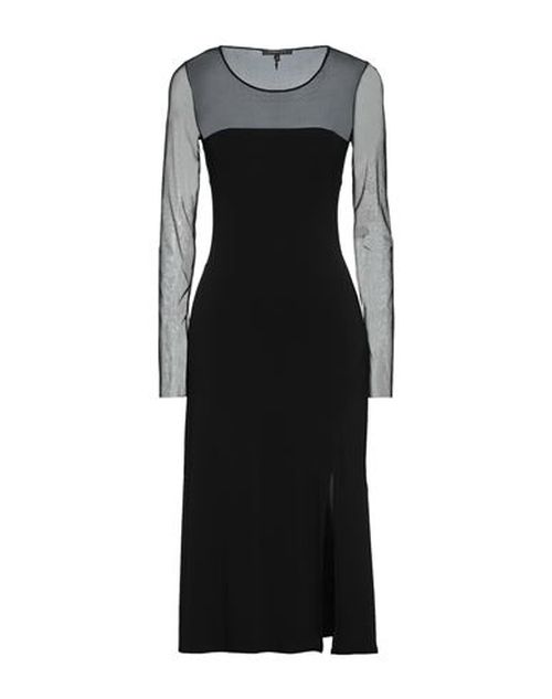 Woman Midi dress Black Size 0 Acetate, Polyamide, Elastane