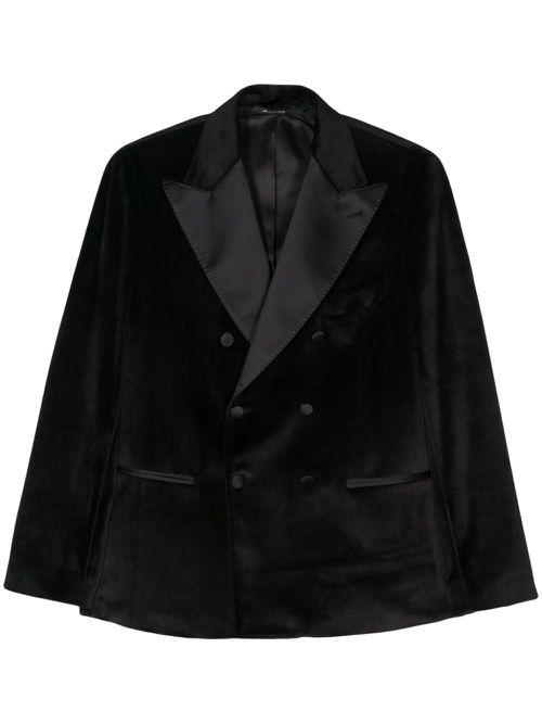 Velvet suit jacket - Black