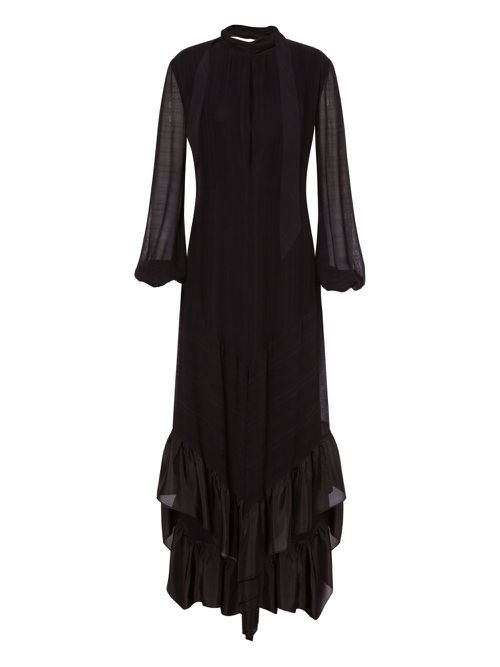 Philosophy Di Lorenzo Serafini ruffle-detail maxi dress - Black