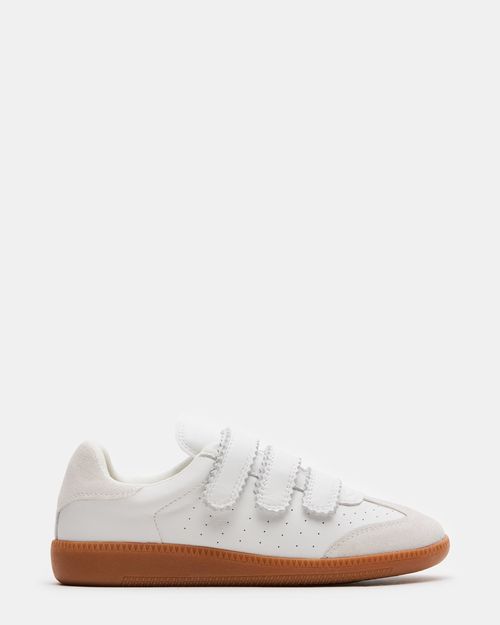 Steve Madden Women's Momentum Low-Top Sneakers - White - - Leather