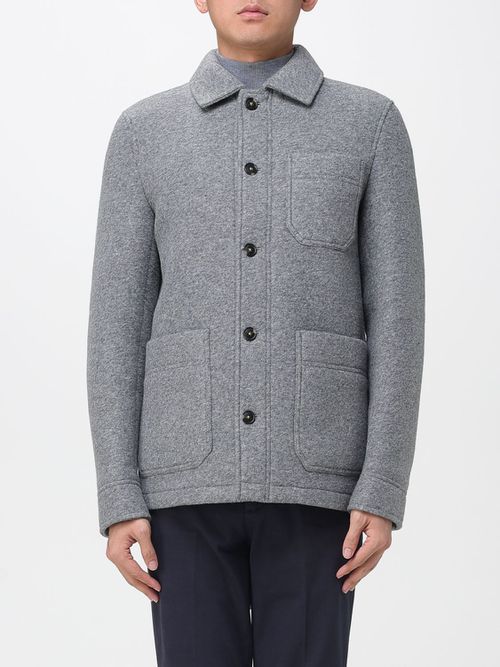 Coat Men color Grey