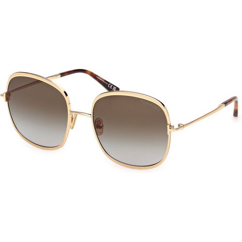 TOM FORD Woman TOM FORD FT1320 SOFIA-02 30P Sunglasses Metal Gold Green Round Norma