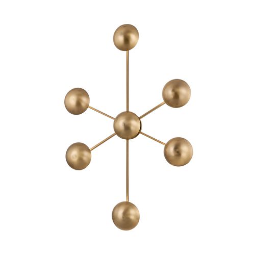 Patina Brass LED Wall Sconce from the Giovanni Collection