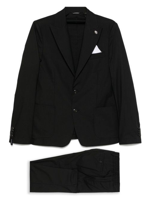 Black Single Breasted Suit