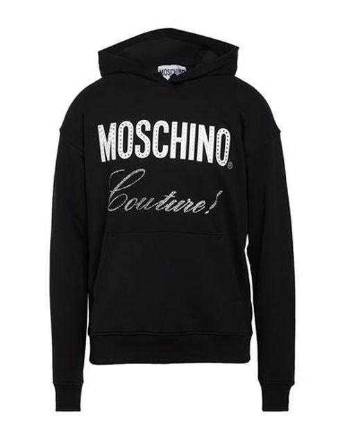 Man Sweatshirt Black Size 38 Cotton