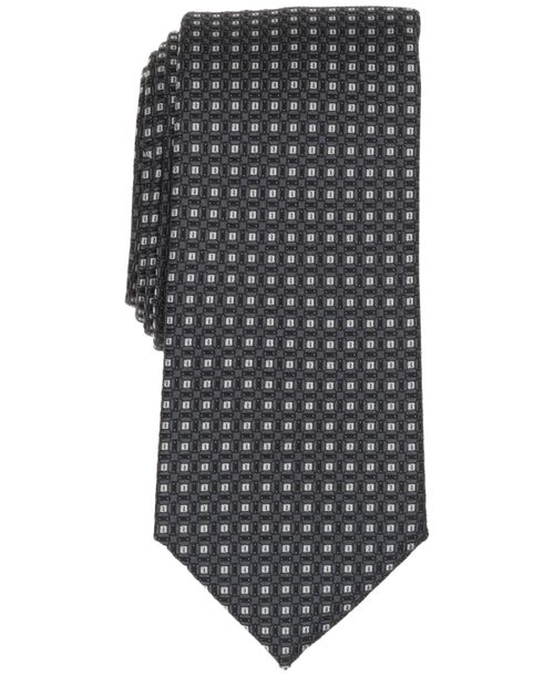 Men's Majestic Geometric Tie - Black