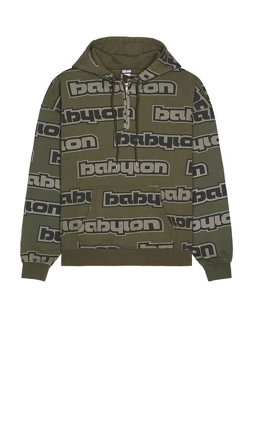Babylon HOODIE in Olive. Größe S. Also in L, M, XL/1X
