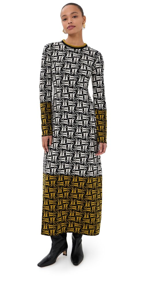 Knit Swing Dress Ecru