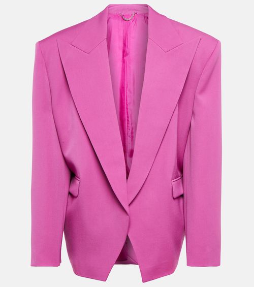 Oversized wool blazer
