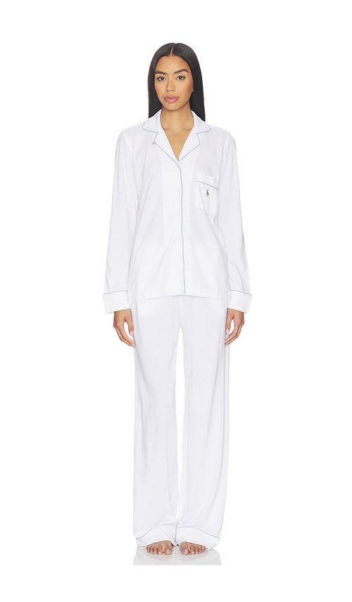 Polo Ralph Lauren Intimates Madison Pajama Set 26 Body in White. - S also in XXS, XS, M