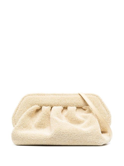 Re-fur clutch bag - Yellow