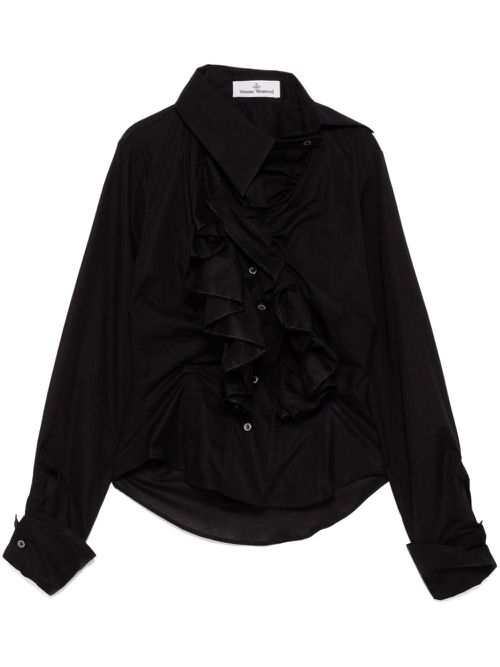 Wizard frill shirt - Black