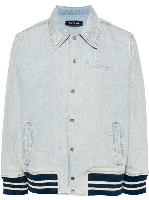 Miracle Academy denim bomber jacket - Blue
