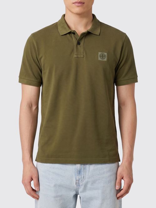 Polo Shirt Men color Military