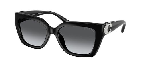 Coach HC8408U CW195 Polarized 5002T3 Women’s Sunglasses Black Size 55
