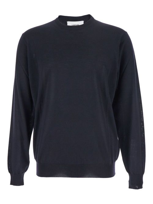 Classic Virgin Wool Crewneck Sweater for Men