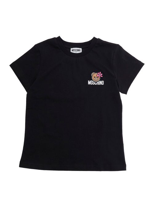 Logo-Embroidered T-Shirt — Black