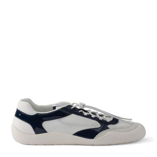 Prada Patent Leather-Mesh Speedrock Sneakers