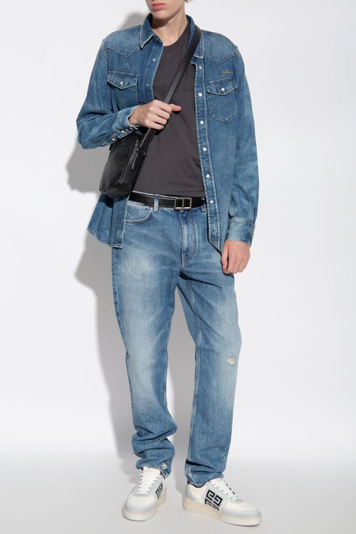 Denim Shirt, Men's, Multicolour