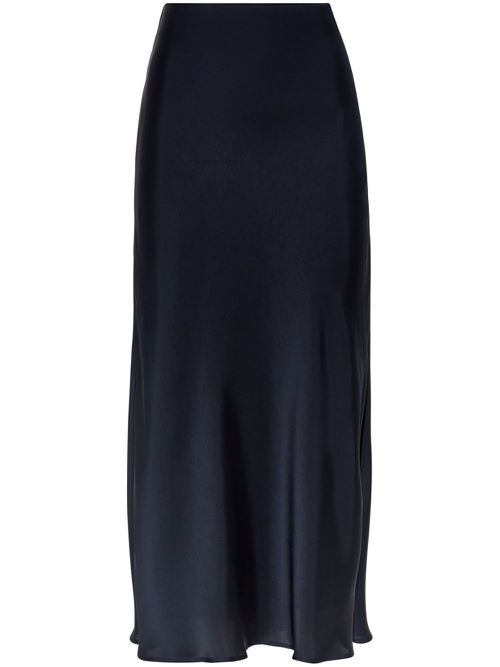 High-rise A-line skirt - Blue