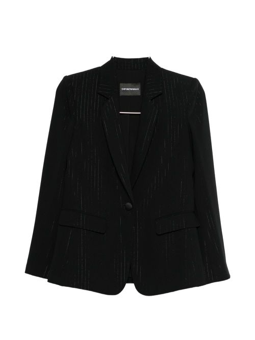 Pinstripe Single-breasted Blazer Jacket