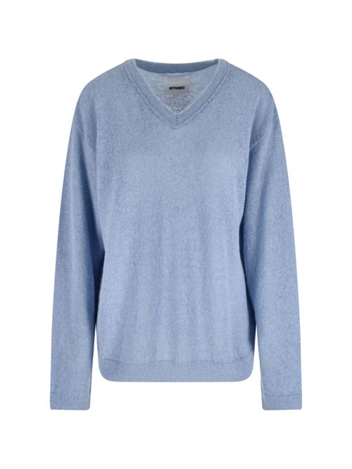 Alpaca-Blend Knit Sweater