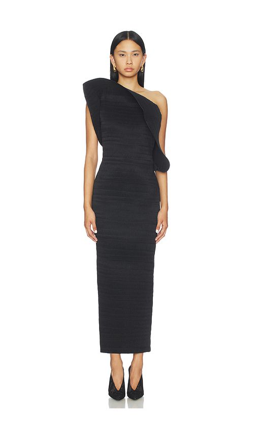Magda Butrym Strapless Long Dress in Black. - 34 also
