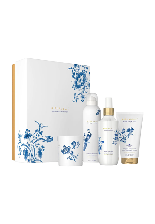 Set Rituali: Collezione Amsterdam, Detersione, Mousse doccia, 200 ml + Collezione Amsterdam, Idratante, Crema corpo, 150 ml + Collezione Amsterdam, Ca