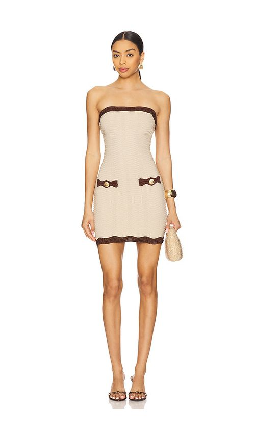 Retrofete Mavis Knit Dress in Ivory. -  S also in
