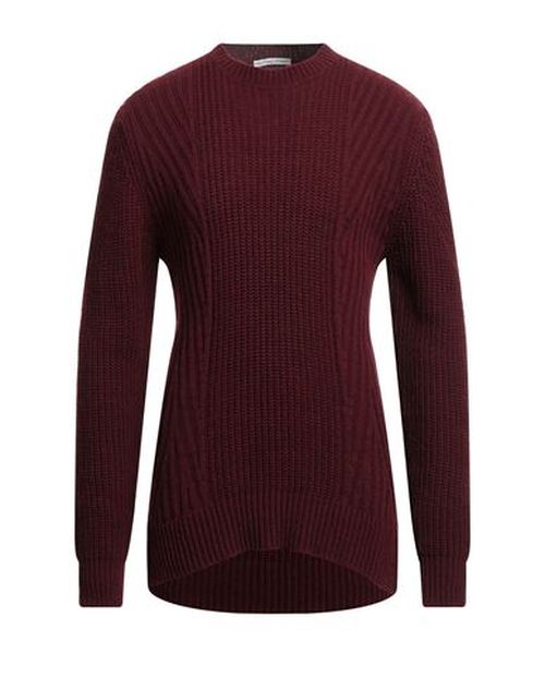 Man Sweater Burgundy Size 42 Acrylic, Viscose, Wool, Alpaca wool