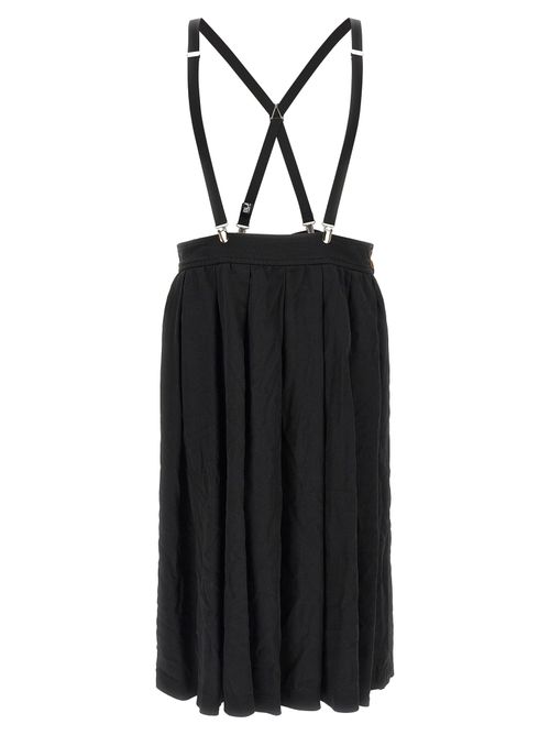 Comme Des Garcons Black Suspender Skirt