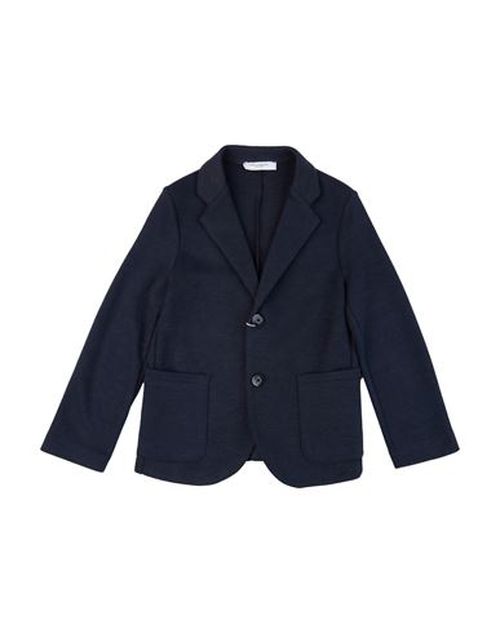 Kid Boy Blazer Midnight blue Size 14 Polyester, Viscose, Elastane