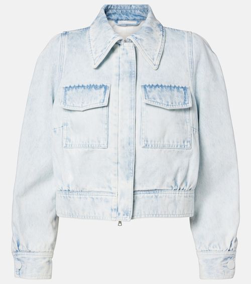Cropped denim jacket