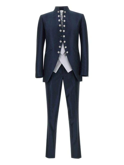 Carlo Pignatelli four-piece ceremony suit - 50JX160C106150800 BLUE