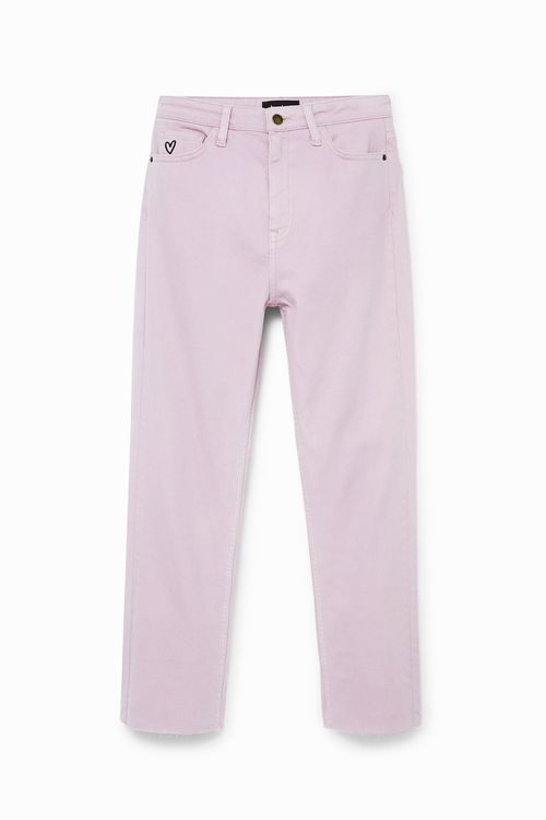Straight cropped jeans
