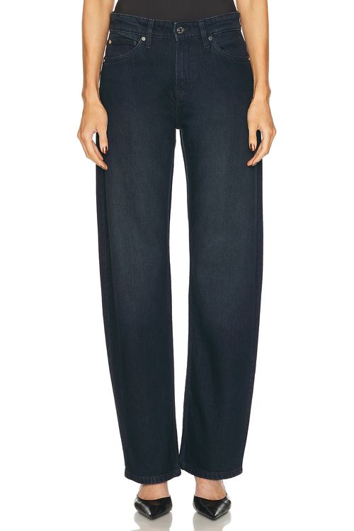 EB Denim Alida Loose Bowed in Midnight Ridge - Blue. 23 also , 25, 26, 27, 28
