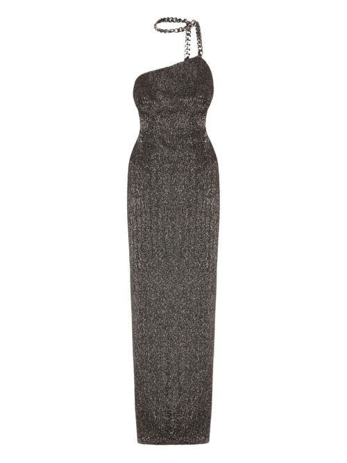 TOM FORD crystal-embellished maxi dress - Silver