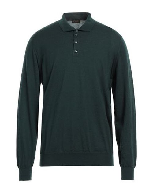 Man Sweater Dark green Size 38 Cashmere