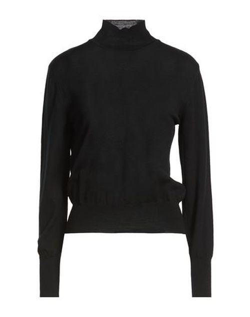 Woman Turtleneck Black Size 10 Virgin Wool