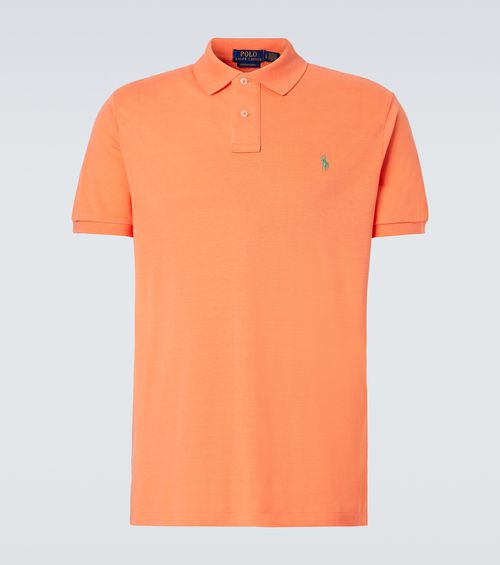 Cotton piqué polo shirt