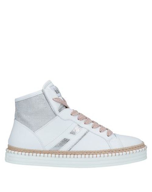 Woman Sneakers White Size 5.5 Leather, Textile fibers