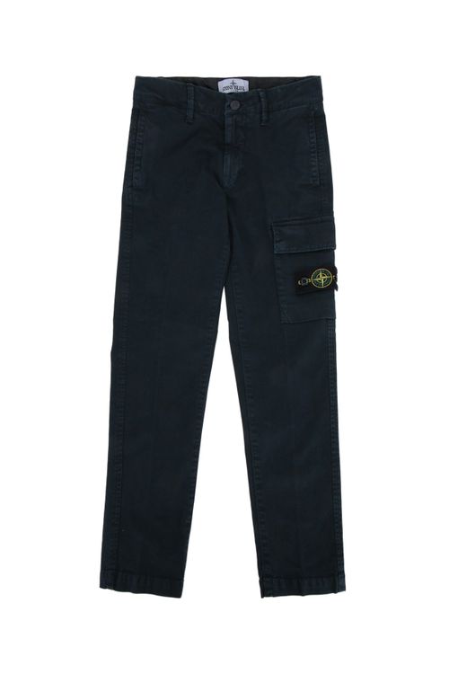 Compass Logo Cargo Pants — Navy